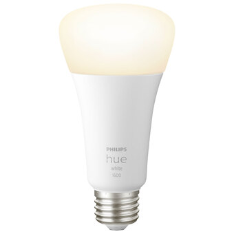 Best Buy Philips hue high lumen a21 smart bluetooth led light bulb - white offer