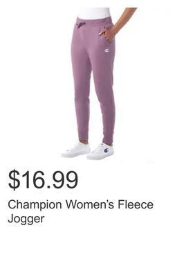 Costco Champion women's fleece jogger offer