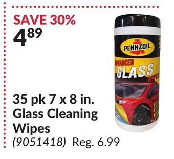 Princess Auto 35 pk 7 x 8 in. glass cleaning wipes offer