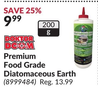 Princess Auto Premium food grade diatomaceous earth offer
