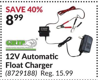 Princess Auto 12v automatic float charger offer