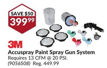 Princess Auto Accuspray paint spray gun system offer