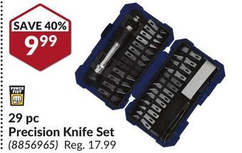 Princess Auto 29 pc precision knife set offer