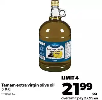 Real Canadian Superstore Tamam extra virgin olive oil offer