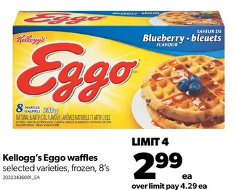 Real Canadian Superstore Kellogg's eggo waffles offer
