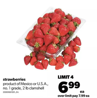 Real Canadian Superstore Strawberries offer