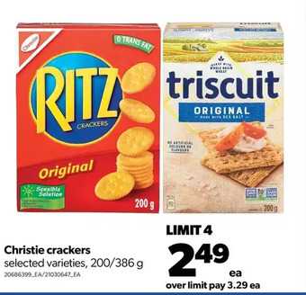 Real Canadian Superstore Christie crackers offer