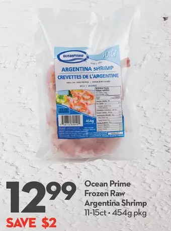Longo's Ocean prime frozen raw argentina shrimp offer