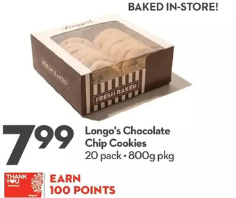 Longo's Longo's chocolate chip cookies offer