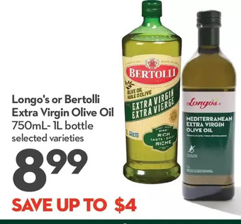 Longo's Longo's or bertolli extra virgin olive oil offer