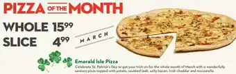 Longo's Emerald isle pizza slice | whole offer