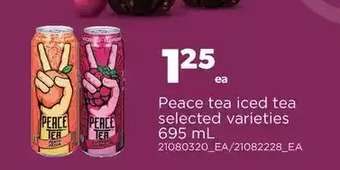 Real Canadian Superstore Peace tea iced tea offer