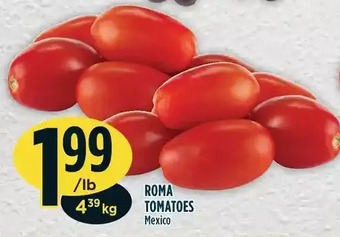 Marché Adonis Roma tomatoes offer