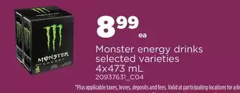 Real Canadian Superstore Monster energy drinks offer