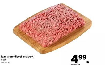 Real Canadian Superstore Lean ground beef and pork offer