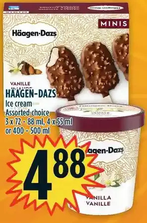 Marché Adonis Haagen-dazs ice cream offer