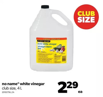 Real Canadian Superstore No name white vinegar offer
