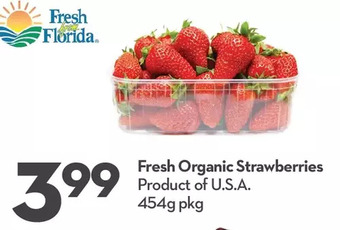 Longo's Fresh organic strawberries offer