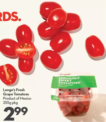 Longo's Longo's fresh grape tomatoes offer