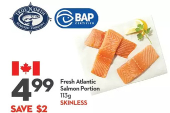 Longo's Fresh atlantic salmon portion offer