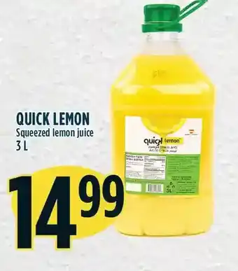 Marché Adonis Quick lemon squeezed lemon juice offer