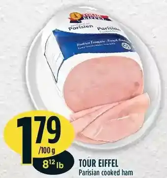 Marché Adonis Tour eiffel parisian cooked ham offer