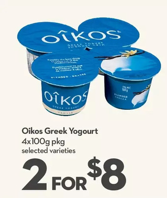 Longo's Oikos greek yogurt offer