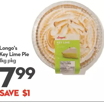 Longo's Longo's key lime pie offer