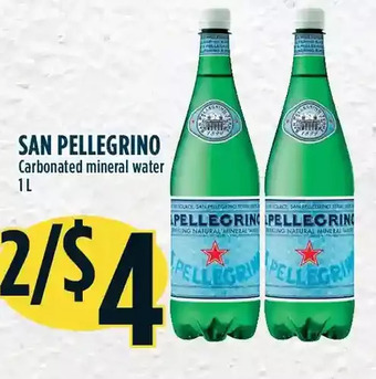 Marché Adonis San pellegrino carbonated mineral water offer