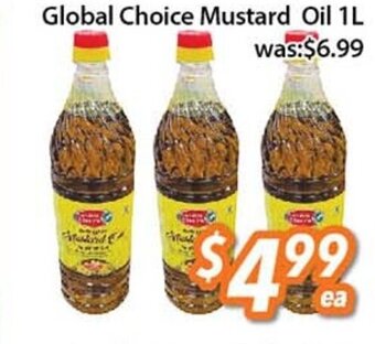 Ample Food Market Global Choice Mustard OIl 1L offer