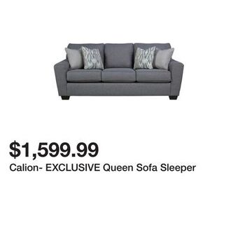 Ashley Furniture Calion- exclusive queen sofa sleeper offer