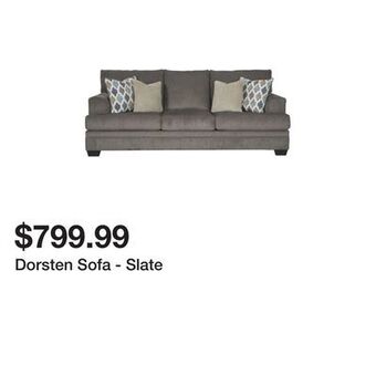 Ashley Furniture Dorsten sofa - slate offer