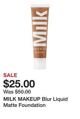 Sephora Blur liquid matte foundation offer
