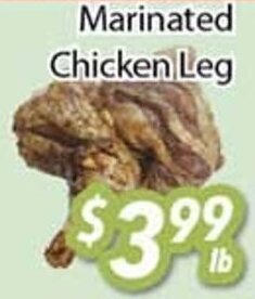 Ample Food Market Marinated Chicken Leg offer