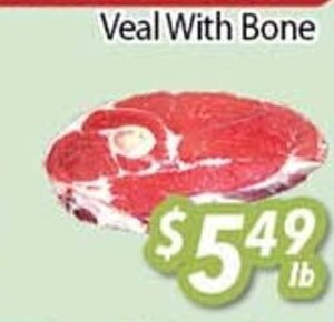 Ample Food Market Veal With Bone offer