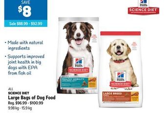Ren’s Pets Depot All science diet large bags of dog food offer