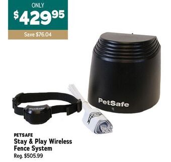 Petsafe stay & play wireless fence system