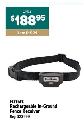 Ren’s Pets Depot Petsafe rechargeable in-ground fence receiver offer