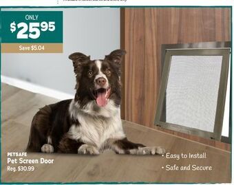 Ren’s Pets Depot Petsafe pet screen door offer