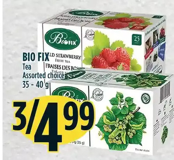 Marché Adonis Bio fix tea offer
