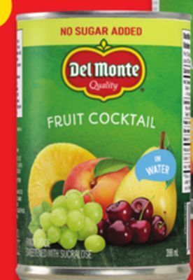 Walmart Del monte canned fruit offer