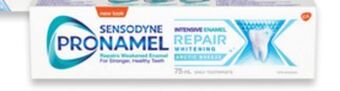 Walmart Sensodyne & pronamel premium toothpaste offer