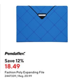 Staples Pendaflex fashion poly expanding file offer