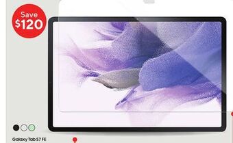 Staples Samsung galaxy tab s7 fe, 12.4" display, 4gb ram, 64gb storage, android os offer