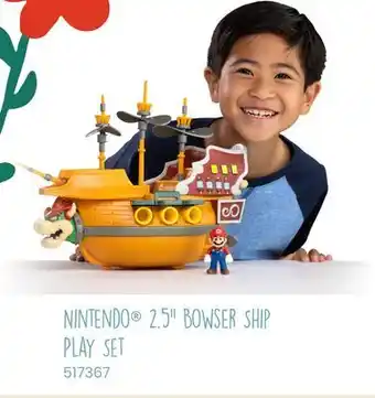 Toys R us Nintendo® 2.5" bowser ship play set offer