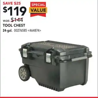 Lowe's Craftsman tool chest offer