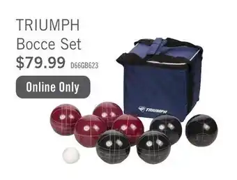 The Brick Triumph bocce set offer