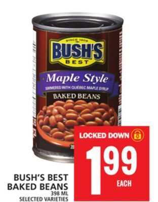 Food Basics Bush's best baked beans offer