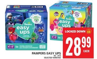Food Basics Pampers easy ups offer