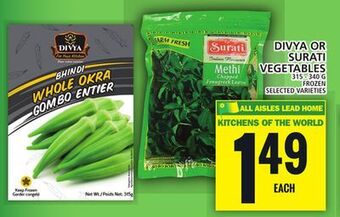 Food Basics Divya or surati vegetables offer